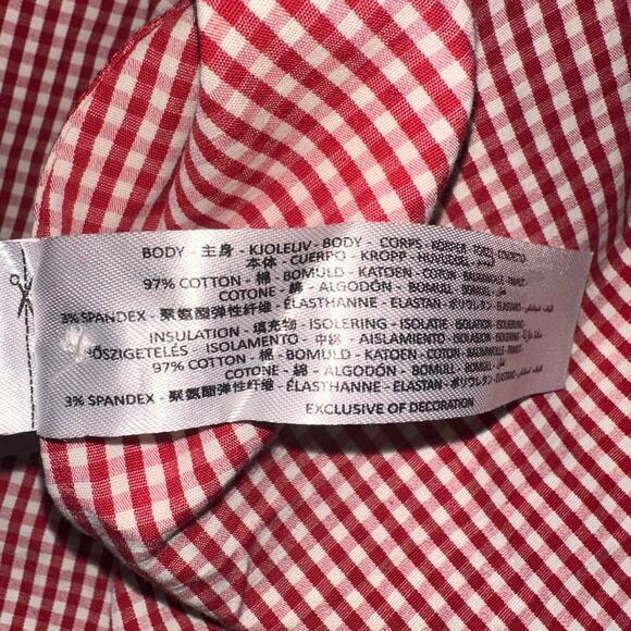 Ariat Real Womens Size XL Red White Check Long Sleeve Button Up Casual Shirt - Picture 8 of 10